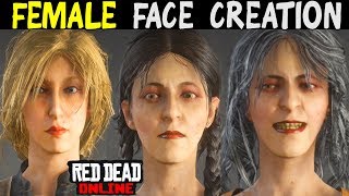 RDR 2 ONLINE Character Creation ALL FEMALE FACES & ALL MALE Red Dead Redemption 2 Online