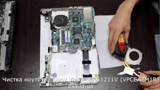 Чистка ноутбука Sony Vaio PCG-61211V (VPCEA2M1R)!