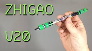 Zhigao Spinning Pen V20 – Обзор Фирменной Ручки для Pen Spinning