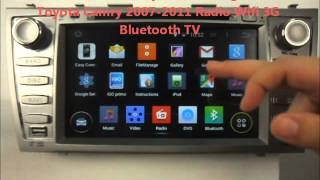 Toyota Camry 2007-2011 Android Auto Radio DVD GPS Wifi