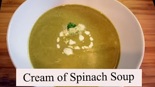 Cream of Spinach Soup (Healthy Palak Soup)|Cream Of Spinach Soup In Instant Pot Pressure Cooker