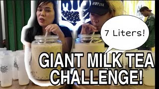 1 GALLON MILKTEA Challenge! 
(7 Liters!!)