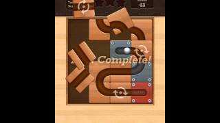 Roll the Ball slide puzzle Rotation B Pack Level 43 Solution
