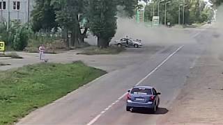 ДТП дрифт 14.08.2018 авария Курахово пр-т Запорожский
