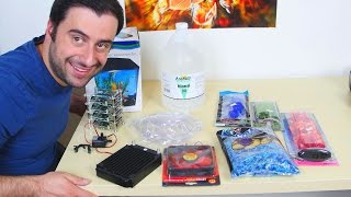 Mineral Oil Raspberry Pi Cluster Computer Preview!