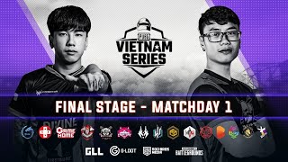 PUBG VIETNAM SERIES - SPRING 2020: VÒNG FINAL - NGÀY 1: REFUND, DIVINE, CERBERUS, CREATORY