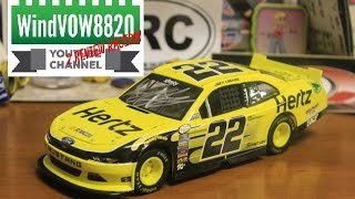 #2RR Diecast Review:Joey Logano 2015 Hertz Autographed 1:24
