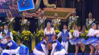 Tanzcorps der Kölner Rheinveilchen - Auftritt Karneval Köln 2015