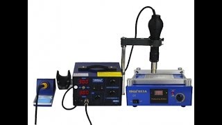 YIHUA 862D+853A 2 in 1 IR preheating station bga soldering station combined