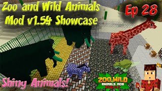 Zoo and Wild Animals in Minecraft Mod Showcase v1.5.4 Shiny Animals Minecraft Animals Ep28