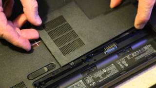 Remove Hard Drive Hewlett Packard HP250 G1 Notebook / Opening Case of HP 250 Laptop Add Memory