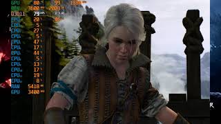 AMD Ryzen 5 1600 \ GeForce GTX 980 Ti \ The Witcher 3: Wild Hunt @ 1920x1200 \ maxed out (8GB RAM)