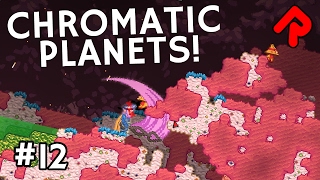 Chromatic Planets & Advanced Machinery | Let's Play Starbound Frackin' Universe mod ep 12