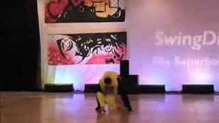 West Coast Swing dancing Parker Dearborn & Jessica Cox
