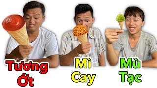 LamTV - Trận Chiến Ăn Kem Với Mọi Thứ | Ăn Kem Theo LỚN NHỎ và KHỔNG LỒ