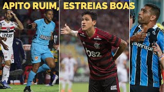 São Paulo sofre com o apito, Flamengo e Grêmio vibram com estreias e gols