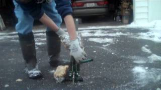 Foot Powered Manual Log Splitter