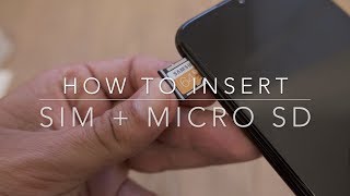 How to insert SIM and micro SD  - Xiaomi Redmi Note 8