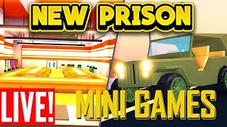 ?BRAND NEW PRISON UPDATE AND MINI GAMES!!! (ROBLOX Jailbreak)?