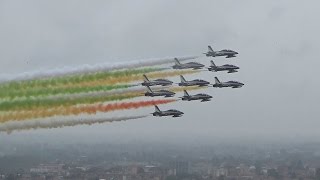 SORVOLO FRECCE TRICOLORI - BRESCIA 19 MAGGIO 2016