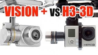 DJI Phantom 2 Vision Plus VS H3-3D (3-Axis Gimbal) & GOPRO3+ by HeliPal.com