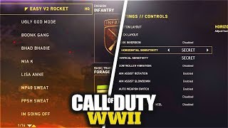 the 16 best class setups kept SECRET from YOU! (PRO Sensitivity Settings to WIN MORE in COD WW2)
