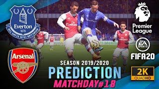 EVERTON vs ARSENAL | EPL 2019/2020 Prediction ● Matchday 18 ● FIFA 20 | RetroGAMEz