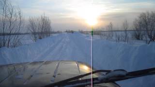 Roads of Western Siberia. Зимник Стрежевой-Александровское