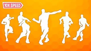 TOP 10 LEGENDARY DANCES IN 10X SPEED..!