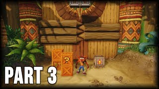 Crash Bandicoot 1 (N. Sane Trilogy) - 100% Walkthrough Part 3 [PS4] – The Great Gate