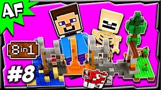 Lego Minecraft 21116 CRAFTING BOX Build #8 Animated Stop Motion Review
