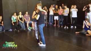 Андрей & Кристина, Kizomba ускорения и синкопы, RSKF 2014
