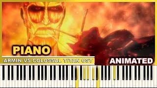 Armin vs Colossal Titan OST - Attack on Titan 3 Part 2 EP 5 | Piano & Orchestra | PianoPrinceOfAnime