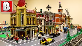 Lego City Update!!! 1st Modular Buildings Row Completed!-ish