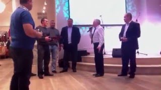 Награждение  Дениса Лебедева