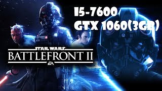 i5-7600 GTX 1060(3GB) Gaming - Star Wars Battlefront II Multiplayer BETA Ultra Settings(1080p60fps)