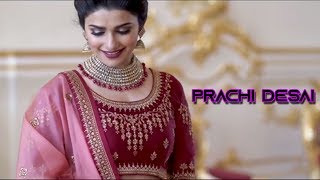 Prachi Desai's New Designer Beautiful Embroidery Work Silk Princess Lehenga in Wholesale Price