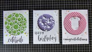 Cardmaking featuring Fabric #aliexpress || August 2018