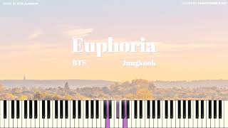 BTS Jungkook - Euphoria (Piano Ver.) (방탄소년단 정국 - 유포리아) [PIANO COVER]