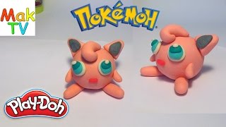 Как слепить Джиглипуф Покемон Го  из Плей До. How to make a Jigglypuff Pokemon Go of Play-Doh.
