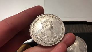 Рубль 1738 СПБ