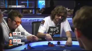 Покер на русском 2014 EPT 10 Barcelona ч 1 С русскими комментариями Городецкого