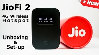 Jio JioFi 2 Wireless Portable Hotspot - Unboxing, Set-up, Demo! (All You Need to Know on JioFi 4G)
