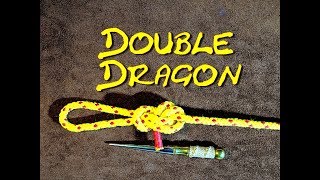 Double Dragon Loop - How to Tie the Double Dragon Loop - Very Secure End of Line Loop Knot