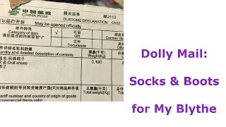 Dolly Mail: Socks and Boots for My Blythe