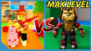 Defeating The Level 1,000,000 Boss In Roblox Monster Simulator