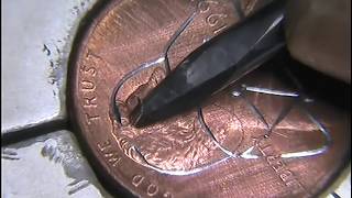 Hand Engraving Fast Darth Vader Penny with the DIY hand engraving machine