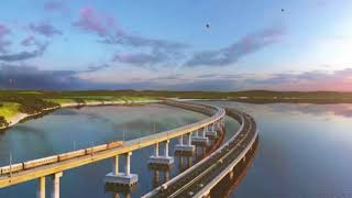 Керченскому мосту осталось установить 9 опор.