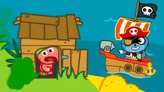Пиратское приключение енота Панго | Играем в детскую игру