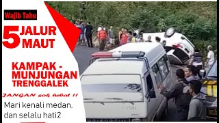 5 jalan paling berbahaya di Munjungan Trenggalek Jawa Timur